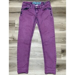 Hydraulic Chamerzy Original Jegging Girls Purple Skinny Jeans Slim 5/6